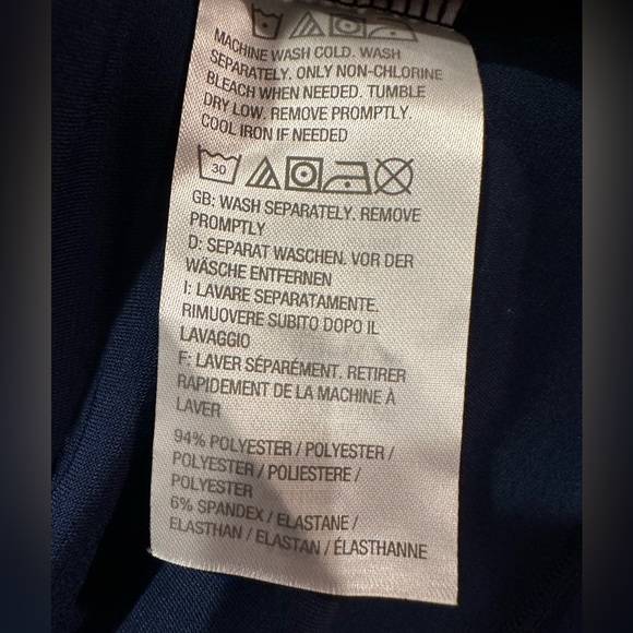 Attitudes maxi dress with jacket. Navy and Tan. Size XS - Picture 13 of 14